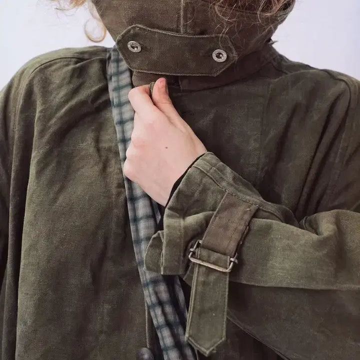 [BUNJANG] Deadstock French M35 Motorcycle Coat Size 2 / [데드스탁] 프렌치 모터사이클 M35 코트 판매합니다