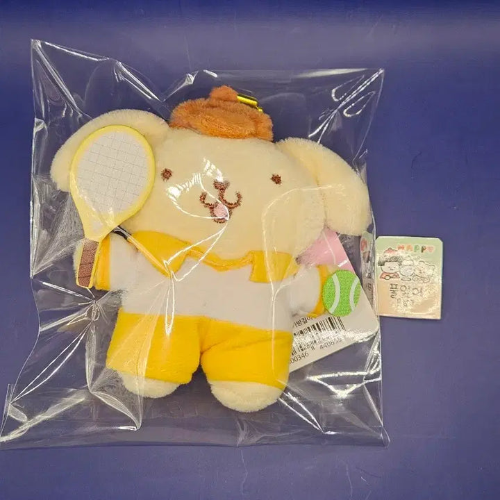 [BUNJANG] Sanrio Pompompurin Tennis Keyring / 폼폼푸린 테니스 키링. 새상품