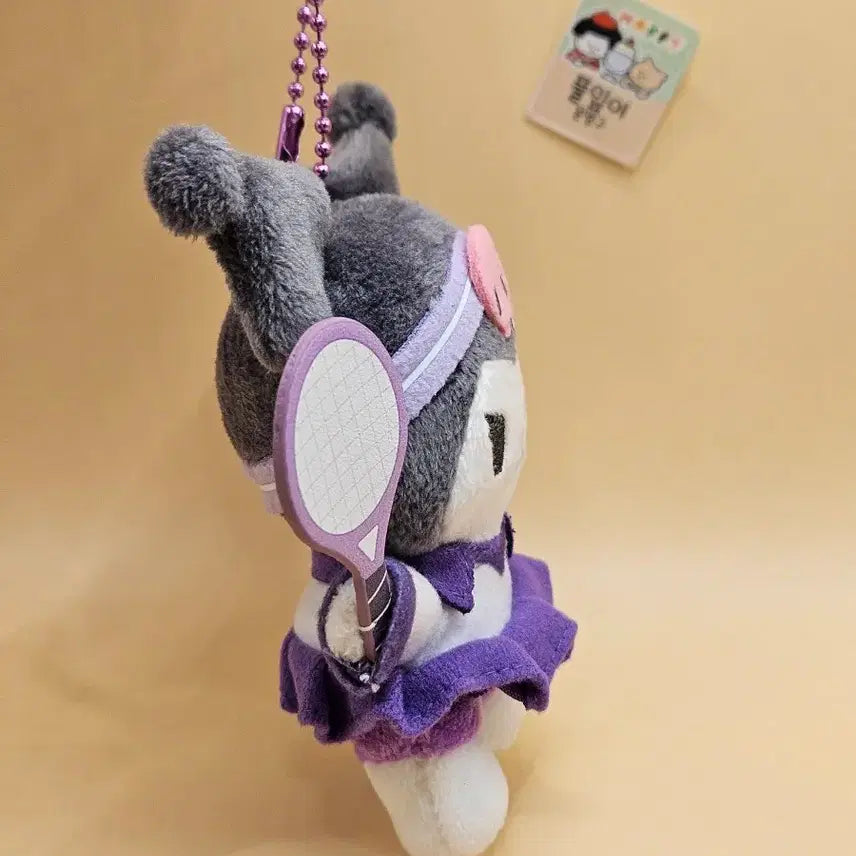 [BUNJANG] Kuromi Tennis Mini Charm / 쿠로미 테니스 키링. 새상품