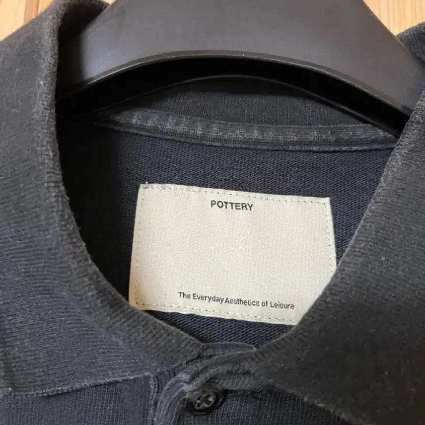 [BUNJANG] Pottery Collar T-shirt / 포터리 카라 티셔츠