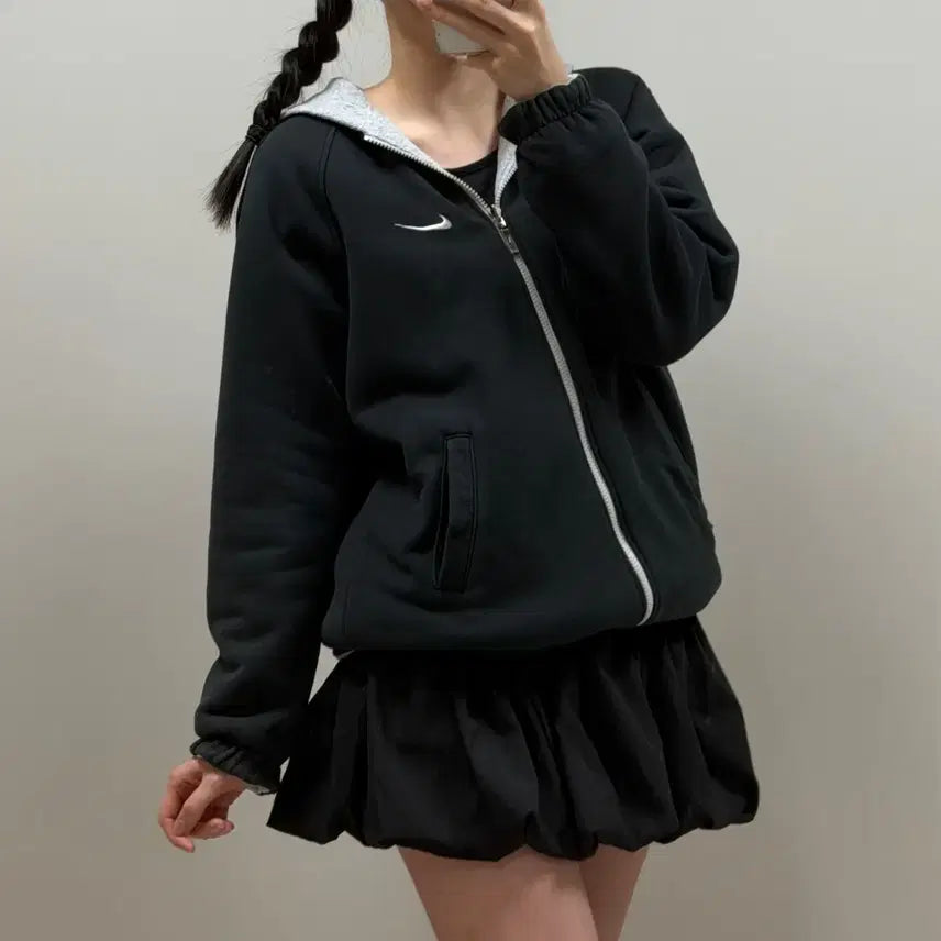 [BUNJANG] Nike Reversible Hoodie Zip-up / 빈티지 나이키 양면 후드 집업