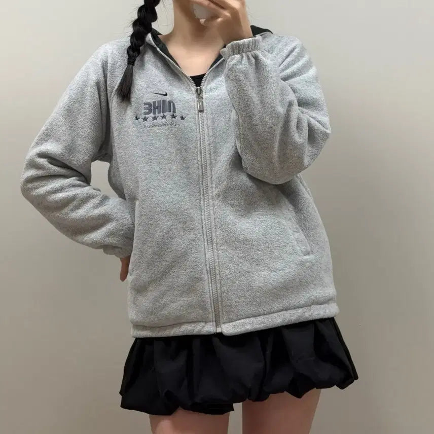 [BUNJANG] Nike Reversible Hoodie Zip-up / 빈티지 나이키 양면 후드 집업