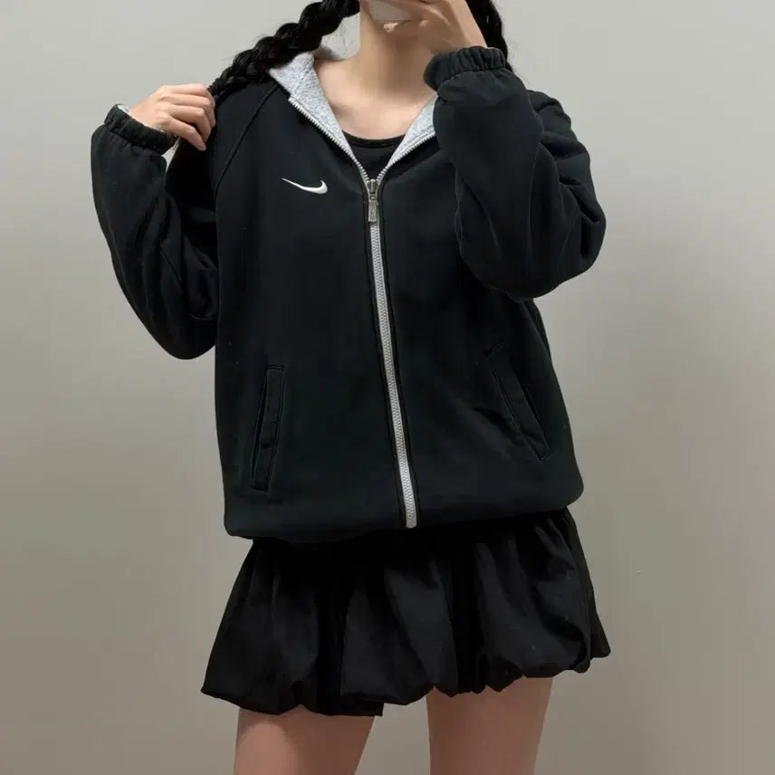 [BUNJANG] Nike Reversible Hoodie Zip-up / 빈티지 나이키 양면 후드 집업