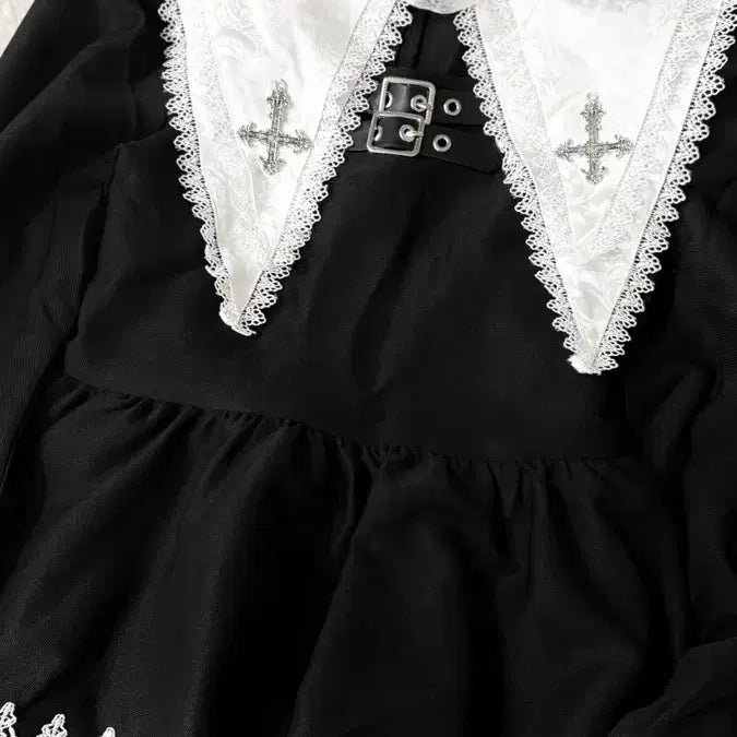 [BUNJANG] Qooza Imval Holy Dress / Qooza imval 홀리 원피스 지뢰계 양산형
