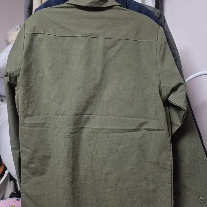 [BUNJANG] DA FEILIU Khaki Pocket Shirt Jacket / DA FEILIU 카키색 포켓 셔츠 자켓 L100 새상품