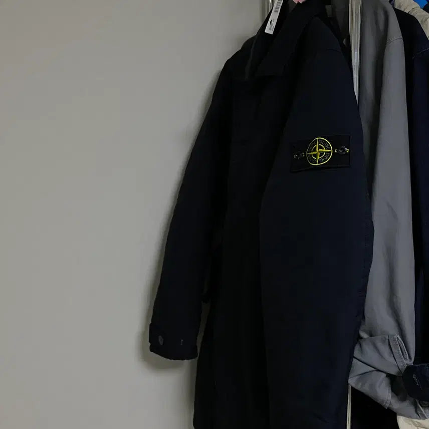 [BUNJANG] Stone Island David-TC Cacoat Dark Navy Jacket / [S급/명품세탁] 스톤아일랜드 David-TC 카코트 다크 네이비 S