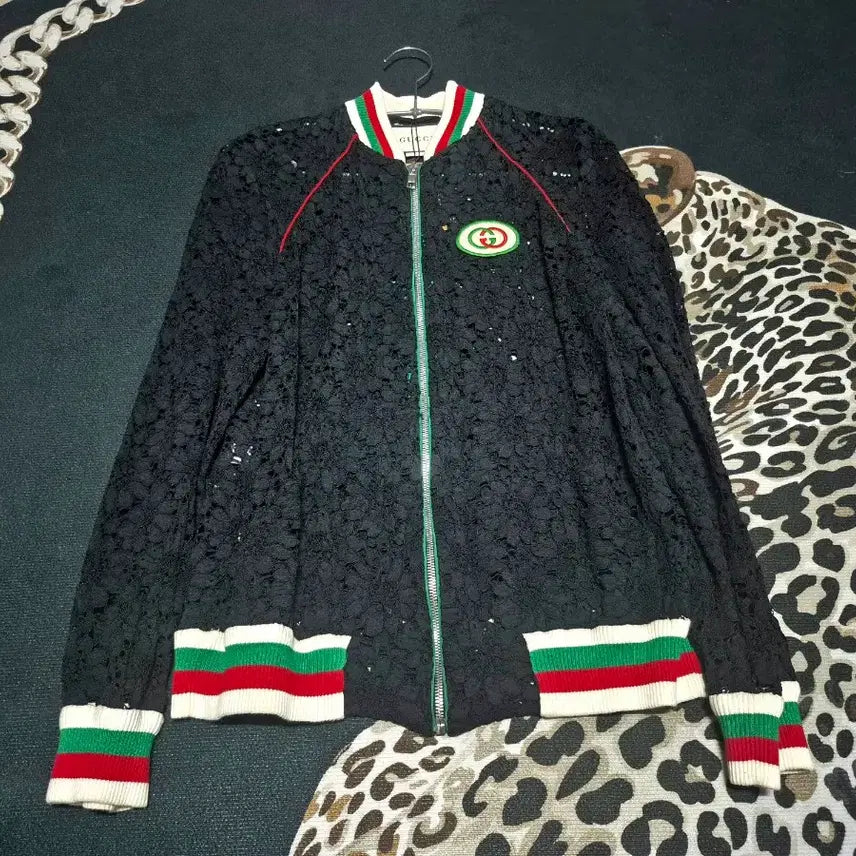 [BUNJANG] Gucci Floral Lace Bomber Jacket / 구찌 플로랄 레이스 봄버 자켓 s 정품