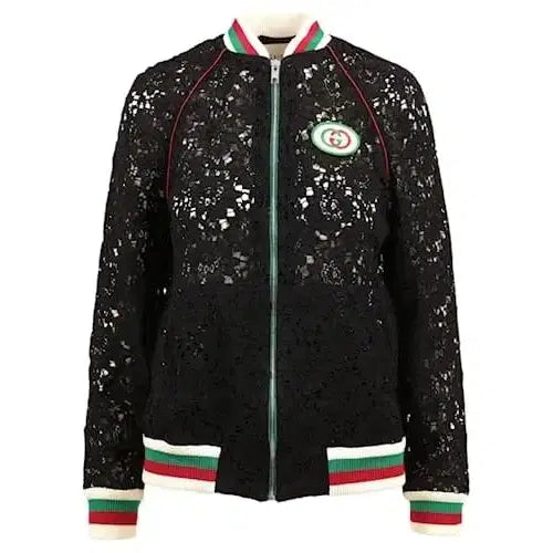 [BUNJANG] Gucci Floral Lace Bomber Jacket / 구찌 플로랄 레이스 봄버 자켓 s 정품