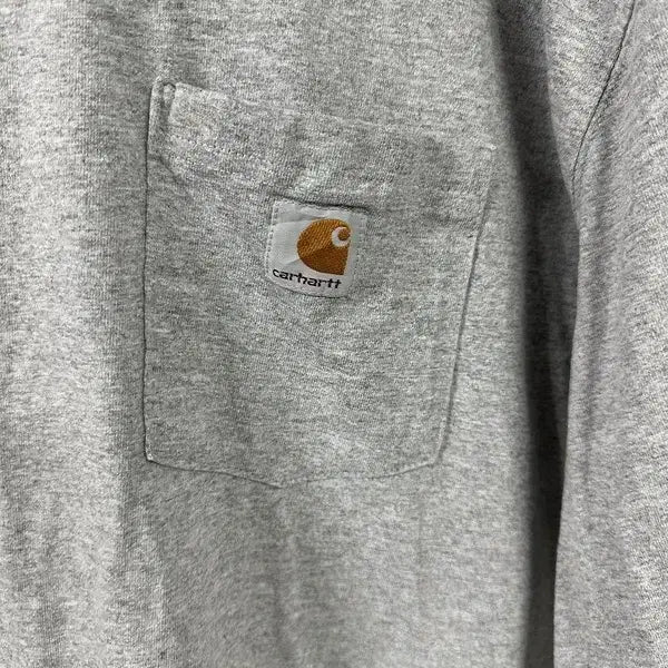 [BUNJANG] Carhartt Oversized Heavy Cotton One-Pocket T-Shirt 3XL / [3XL] CARHARTT 오버사이즈 원포켓 헤비코튼 반팔티