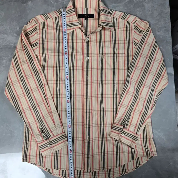 [BUNJANG] Daks Check Long Sleeve Shirt (95) / 닥스 체크 긴팔 셔츠 남방 95