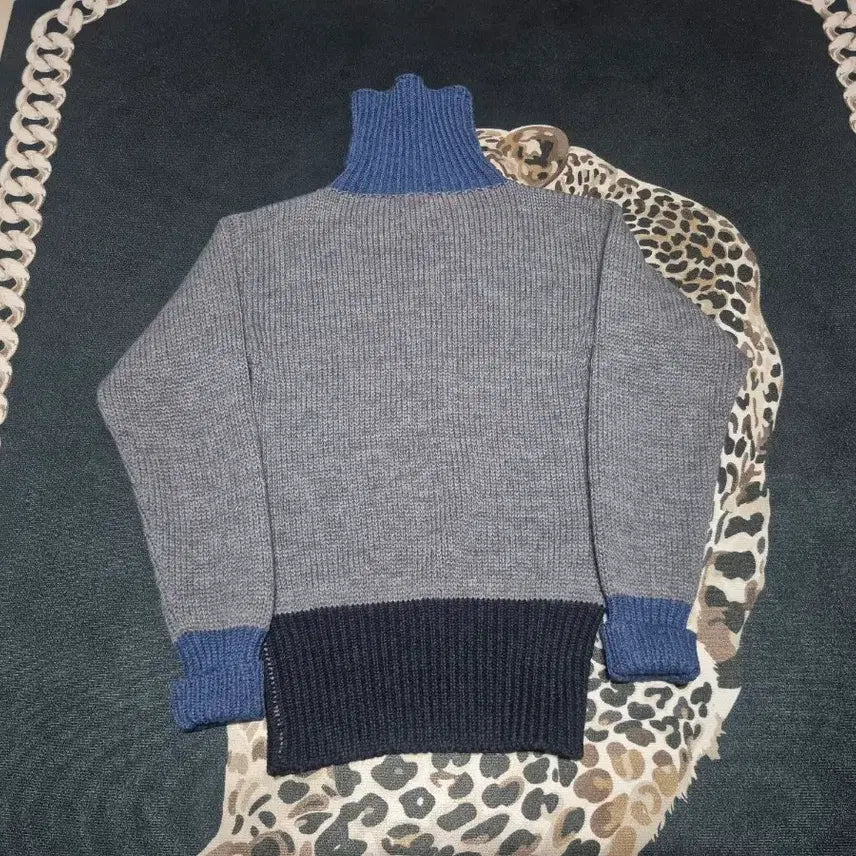 [BUNJANG] Nigel Cabourn Roll Neck Knit Sweater (Size 46) / (나이젤 카본 착용)나이젤 카본 롤 넥 니트 스웨터 46 정품
