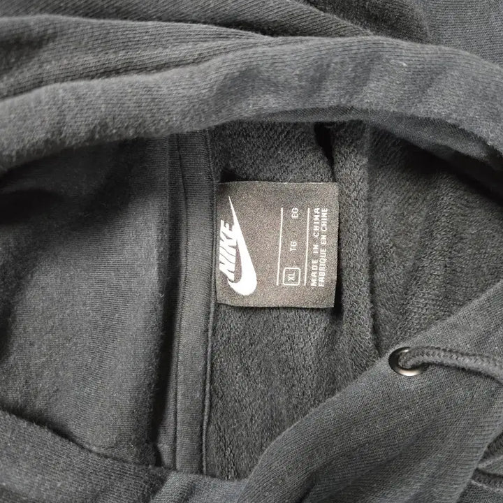[BUNJANG] Nike Swoosh Hoodie Black / 나이키 스우시 후드티 블랙