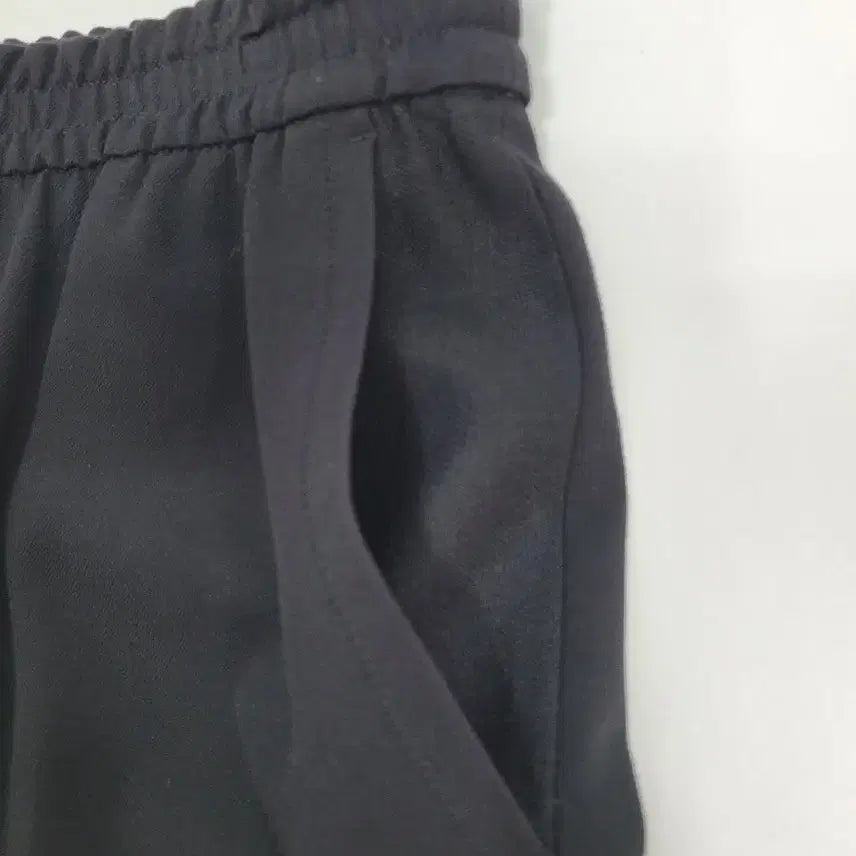 [BUNJANG] TIME Rayon Blend Banding Pants / TIME 20SS 한섬 타임 레이온 혼방 밴딩 팬츠 / 여 67 블랙