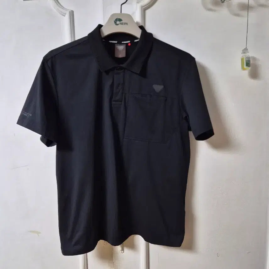[BUNJANG] Dynafit Black Polo Shirt XL / 다이나핏 블랙 카라 반팔티 XL