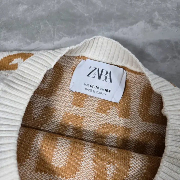 [BUNJANG] ZARA Pattern Knit Sweater / 자라 패턴 니트 스웨터 TODAY GAME