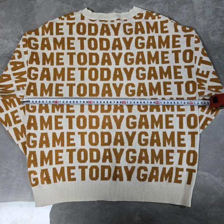 [BUNJANG] ZARA Pattern Knit Sweater / 자라 패턴 니트 스웨터 TODAY GAME