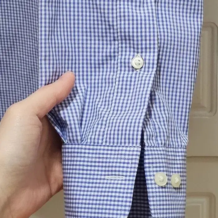 [SOLD OUT] 폴로 랄프로렌 체크 셔츠 M (새상품) 블루 셔츠 정품