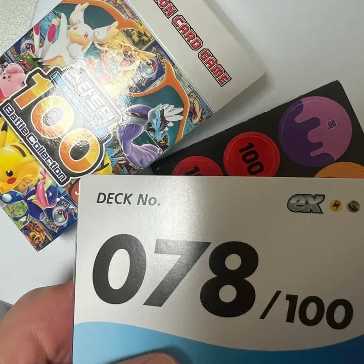 [BUNJANG] Pokemon Card 100 Deck Set (Simplified Unsealed) / 포켓몬 카드 스타트 100덱 78번덱 단순개봉품