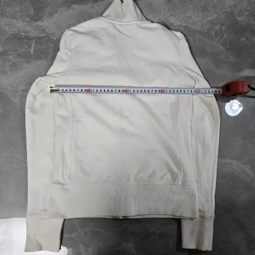 [BUNJANG] Nike White Zip-Up Jacket / 나이키 화이트 집업 자켓 프린팅
