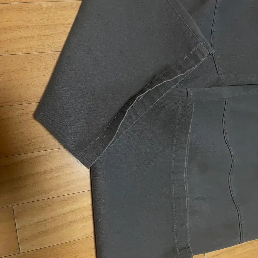 [BUNJANG] Politeu Goshima Cotton Pants Khaki Grey / [2] 폴리테루 고시마 카키 그레이