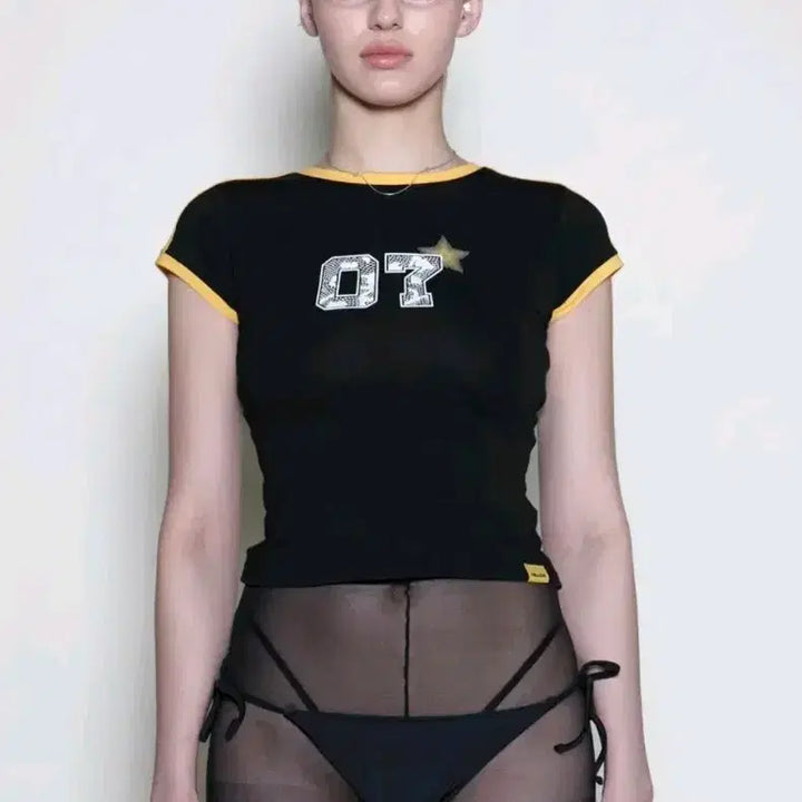 [BUNJANG] Hillda Star Slim Tee / Hillda 07 star slim Tee 힐다 스타 슬림티