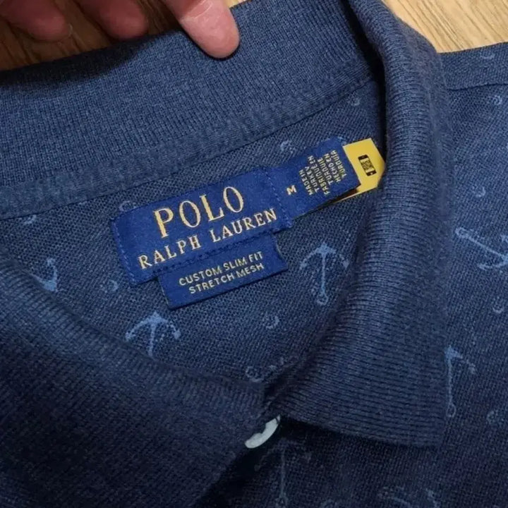 [BUNJANG] Polo Ralph Lauren PK Polo Shirt (M) - Deep Blue / [신형]폴로 랄프로렌 반팔 pk 카라티 (M) 큐알 QR 정품 폴로셔츠