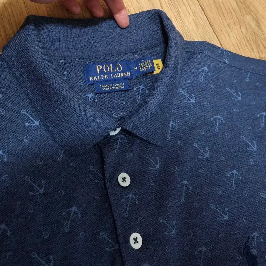 [BUNJANG] Polo Ralph Lauren PK Polo Shirt (M) - Deep Blue / [신형]폴로 랄프로렌 반팔 pk 카라티 (M) 큐알 QR 정품 폴로셔츠