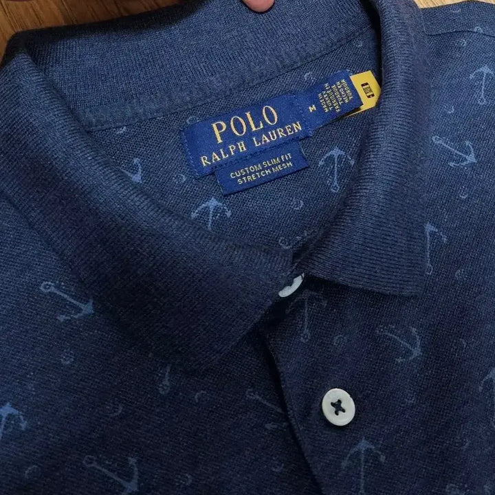 [BUNJANG] Polo Ralph Lauren PK Polo Shirt (M) - Deep Blue / [신형]폴로 랄프로렌 반팔 pk 카라티 (M) 큐알 QR 정품 폴로셔츠