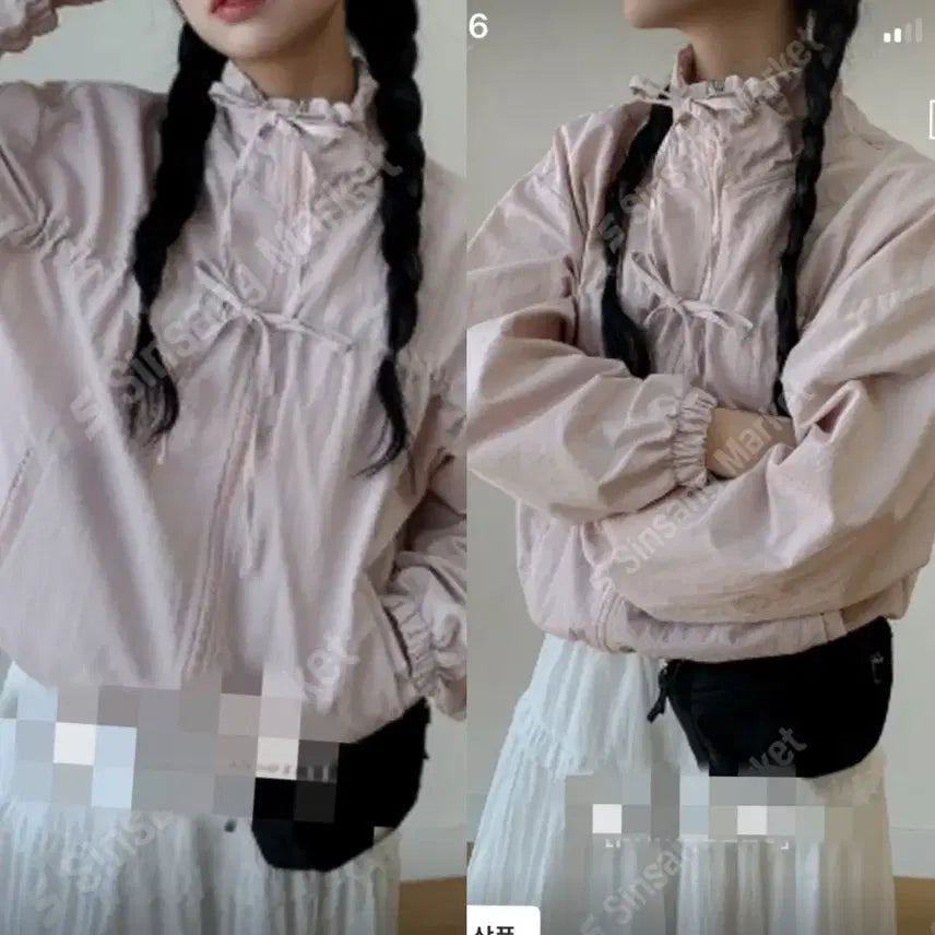 [SOLD OUT] (새) 리본 스트링 점퍼