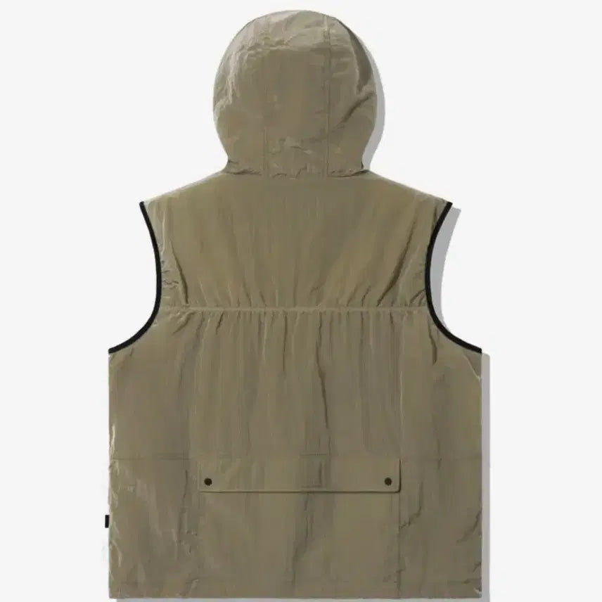 [BUNJANG] Trillion Big Pocket Nylon Hooded Zip-Up Vest (M) / M ) 새상품 트릴리온 빅포켓 나일론 후드집업 베스트