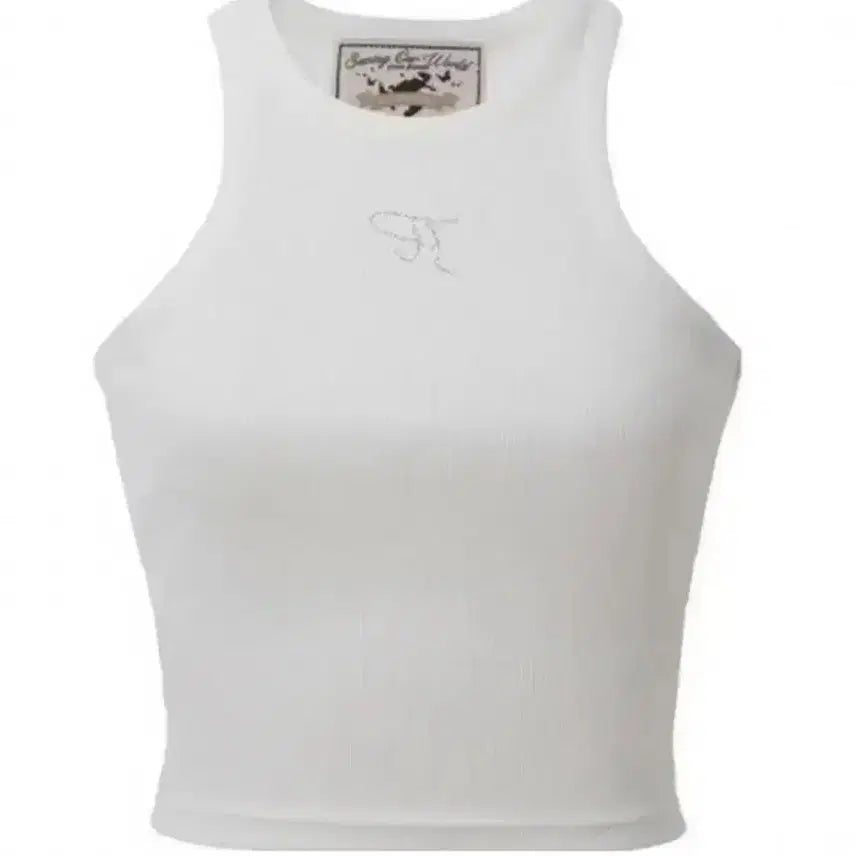 [BUNJANG] 3 Times Jewel Tank Top White (S) / 쓰리타임즈 쥬얼나시 탱크탑 화이트 s