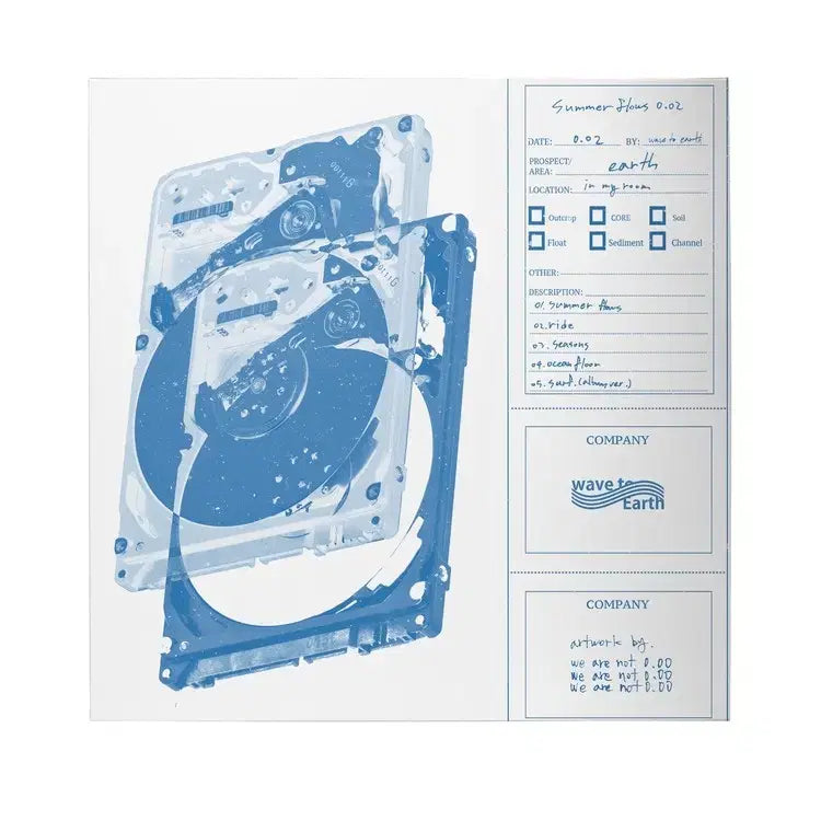 [BUNJANG] Wave to Earth Summer Flows LP White Vinyl / 웨이브 투 어스 Summer Flows LP 화이트 바이닐