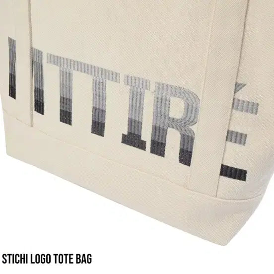 [BUNJANG] Matire Ivory Tote Bag / 마티레 로고 아이보리 토트백 에코백 블랙업 전소미 에프터먼데이 데일리쥬