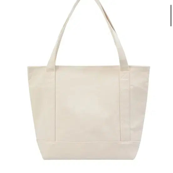 [BUNJANG] Matire Ivory Tote Bag / 마티레 로고 아이보리 토트백 에코백 블랙업 전소미 에프터먼데이 데일리쥬