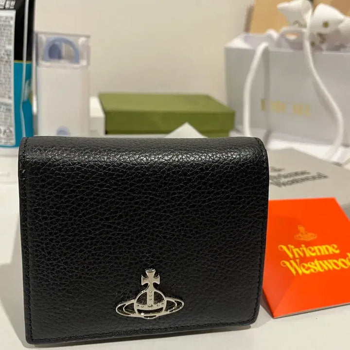 [BUNJANG] Vivienne Westwood Jordan Woman Billfold Wallet Black / 비비안웨스트우드 지갑 블랙