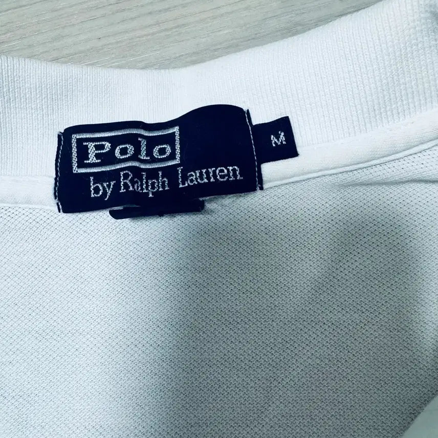 [SOLD OUT] 폴로 랄프로렌 화이트 카라티 M