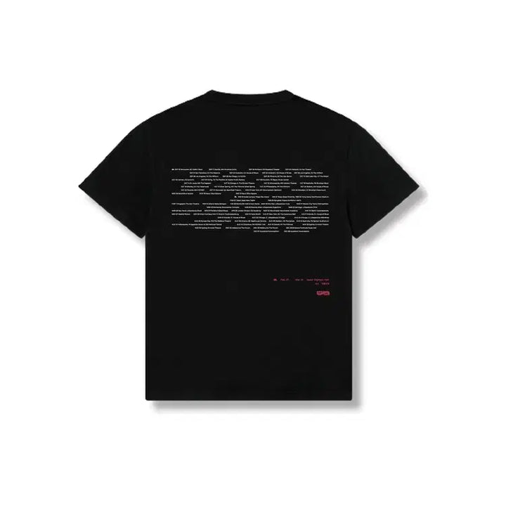 [BUNJANG] Wave To Earth Black Short Sleeve T-shirt / Wave To Earth 블랙 반팔 티셔츠