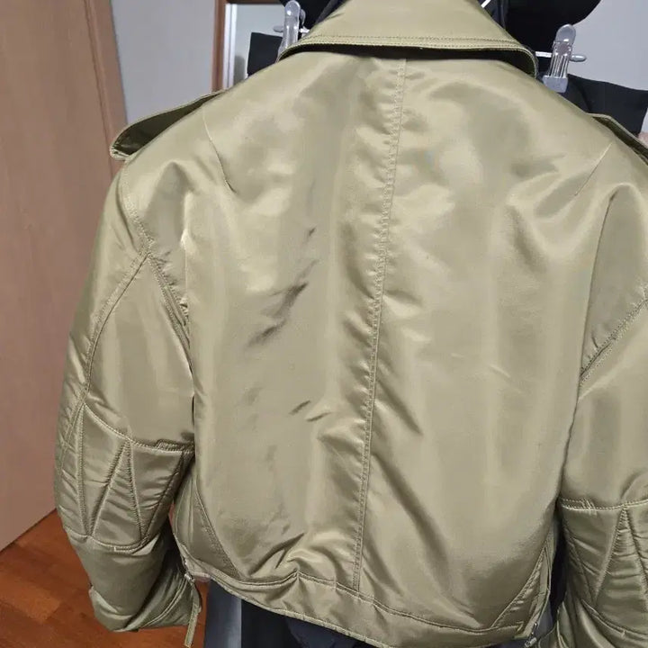 [SOLD OUT] 렉토 23fw 툴루즈 나일론 봄버 자켓 올리브 S사이즈