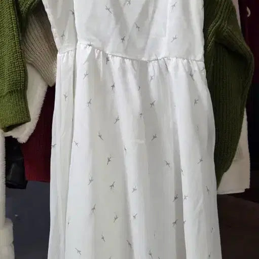 [SOLD OUT] 새상품 여성 레이스 화이트 롱원피스 S사이즈 빈티지