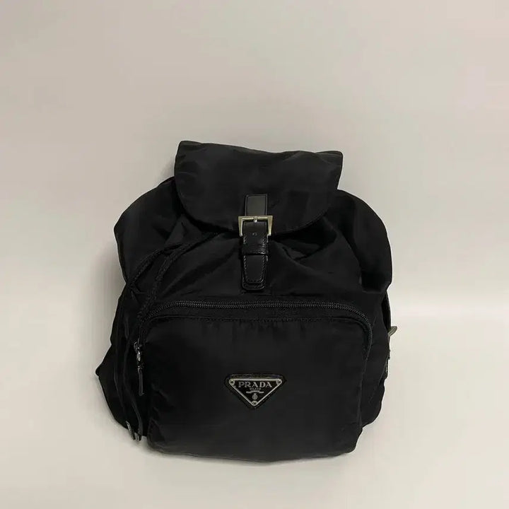[BUNJANG] Prada One Pocket Backpack Black Triangle Logo / 프라다 원포켓 백팩 블랙 삼각로고