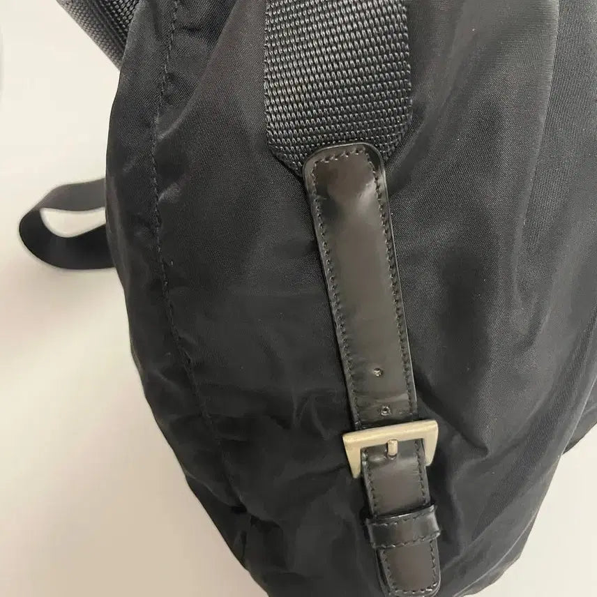 [BUNJANG] Prada One Pocket Backpack Black Triangle Logo / 프라다 원포켓 백팩 블랙 삼각로고