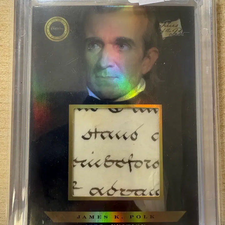 [BUNJANG] James K. Polk Relic Card / 미국 11대 대통령 제임스.K.포크 렐릭카드