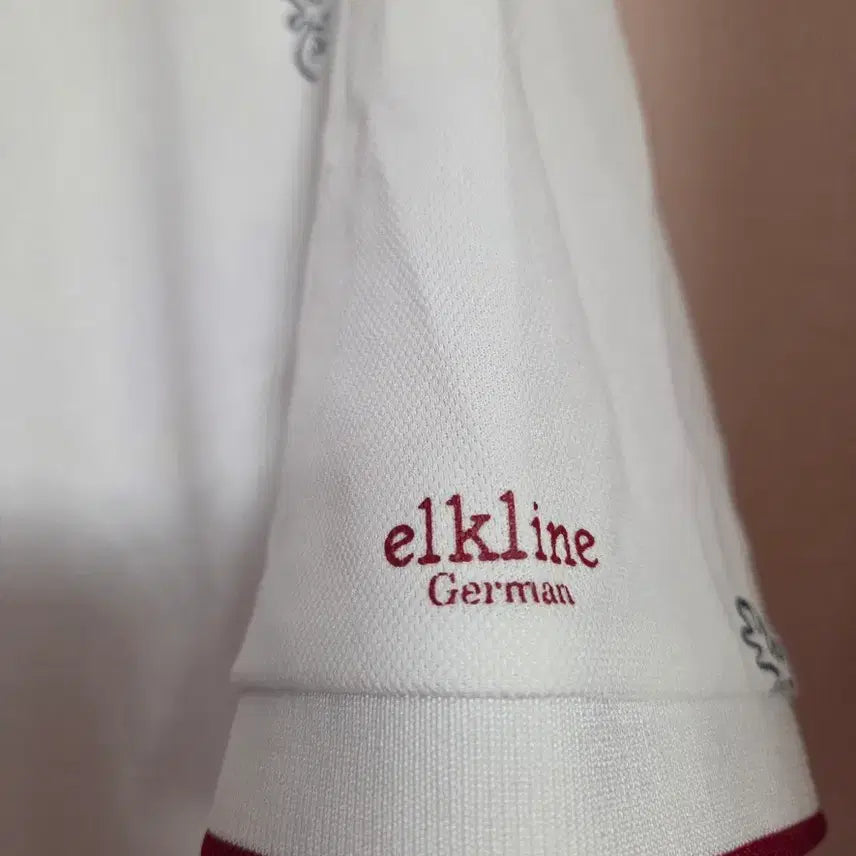 [BUNJANG] Elkline White Short Sleeve Polo T-Shirt / elkline 엘크라인 화이트 반팔 폴로티
