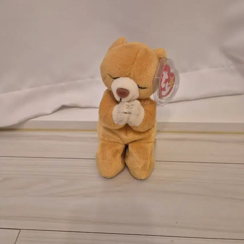 [BUNJANG] TY Beanie Baby Praying Bear Plush / TY Beanie Baby 기도하는 곰 인형