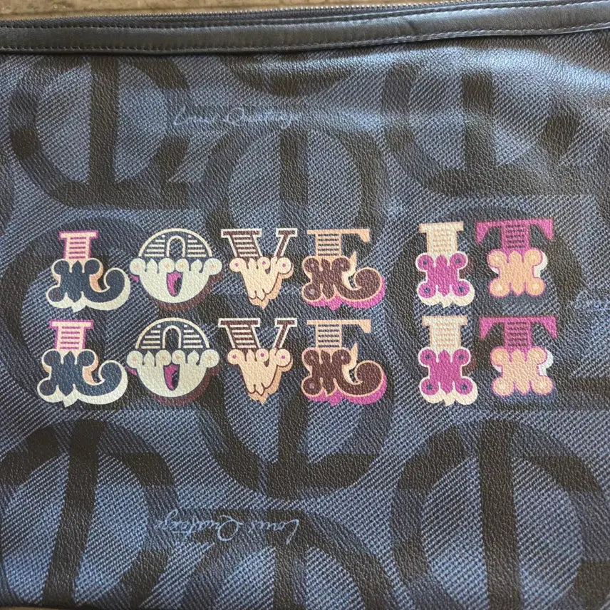 [BUNJANG] Louis Quatorze LOVE Pattern Clutch Bag / 루이까또즈 LOVE 패턴 클러치