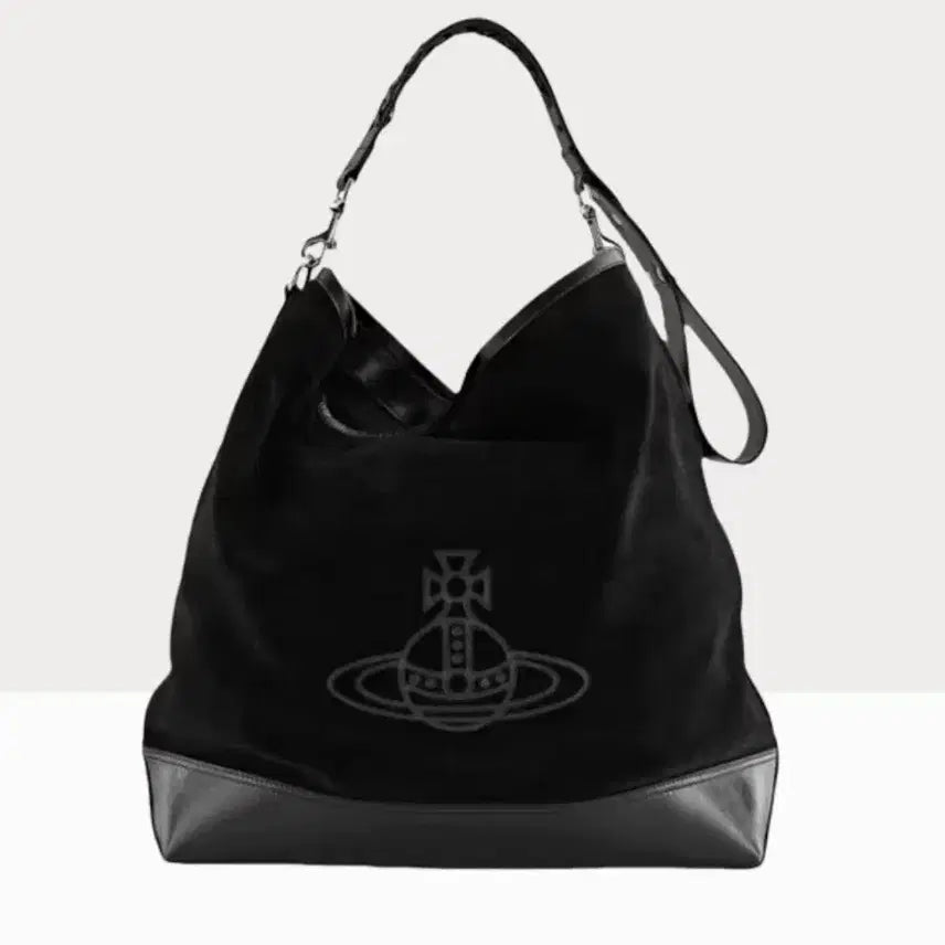 [BUNJANG] Vivienne Westwood Black Tote Hobo Bag / 비비안웨스트우드 블랙 토트 호보백