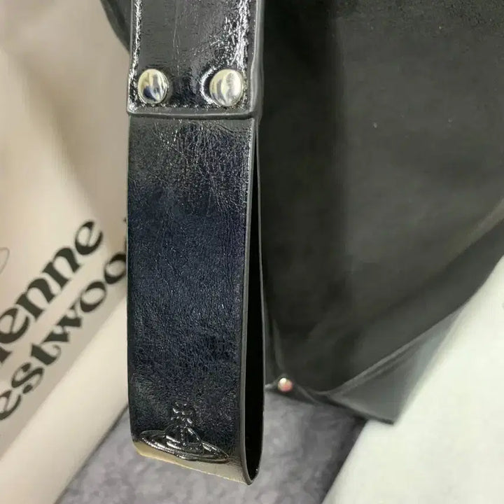 [BUNJANG] Vivienne Westwood Black Tote Hobo Bag / 비비안웨스트우드 블랙 토트 호보백