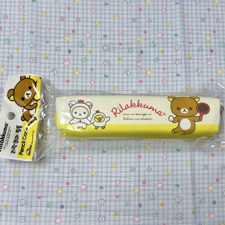 [BUNJANG] San-X Rilakkuma &amp; Korilakkuma Vintage Pencil Case 2014 / 고전문구 2014년도 고전 산엑스 리락쿠마 필통 코리락쿠마 고전 필통