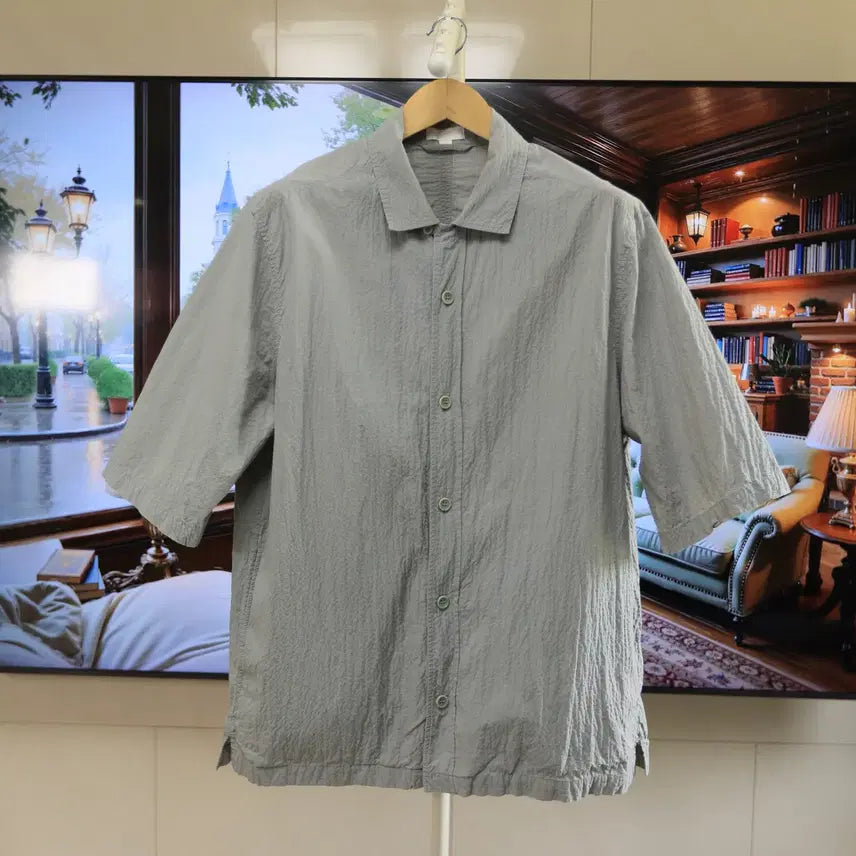 [BUNJANG] COS Oversized Crinkle Texture Shirt / 여름에 이거 하나면 끝나는 COS 오버핏 셔츠
