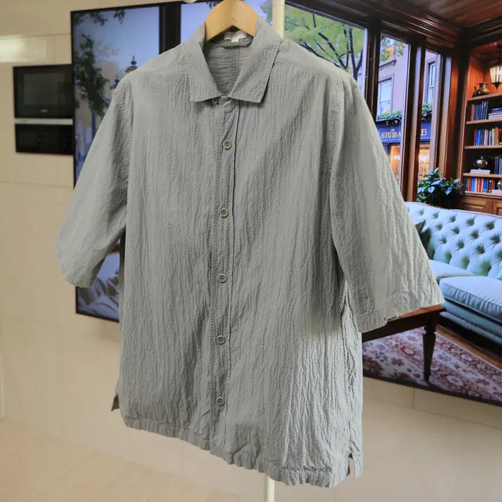 [BUNJANG] COS Oversized Crinkle Texture Shirt / 여름에 이거 하나면 끝나는 COS 오버핏 셔츠